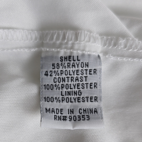 J.Glee Women's White Tiered Maxi Dress Size Small - Picture 7 of 8